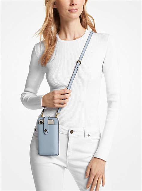 michael kors crossbody phone case|Michael Kors cell phone crossbody.